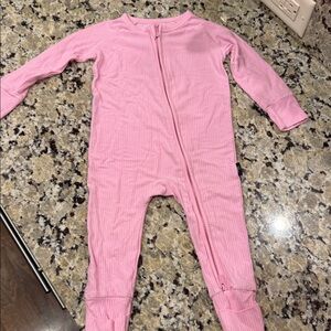 Blush Lotus Ribbed Zippy